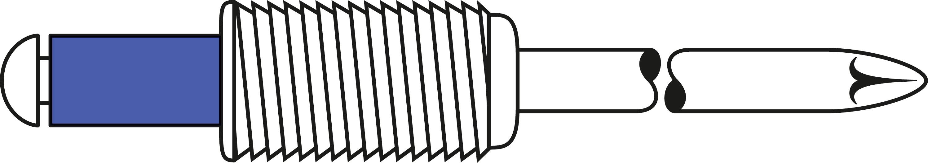 Gesipa 1455329 Spezial-Blindniete Stahl Stahl 250St.