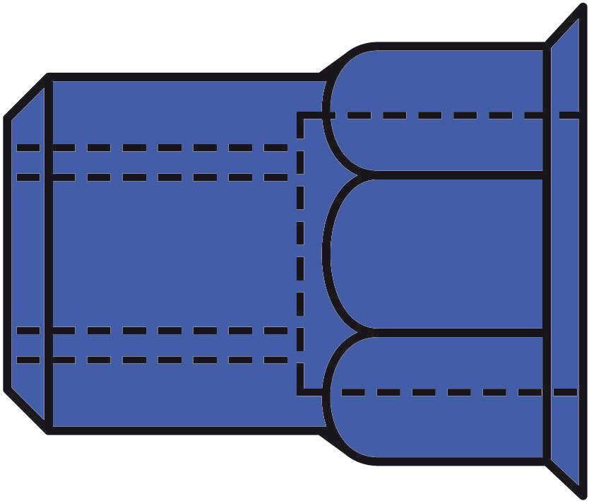 Gesipa 1455380 Blindnietmutter M4 500 St.