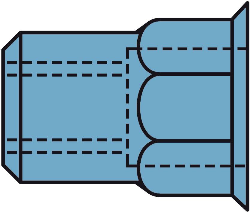 Gesipa 1455459 Blindnietmutter M5 500St.