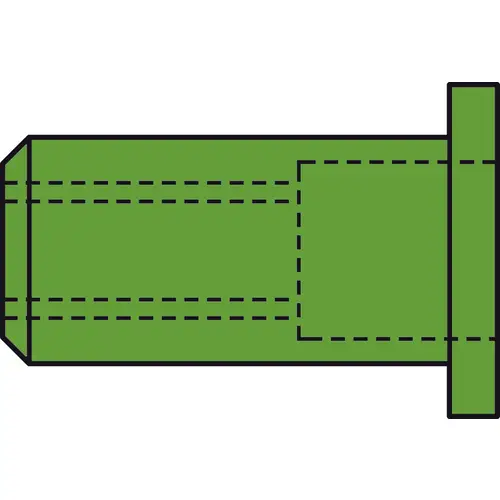 Gesipa 1455475 Blindnietmutter M5 500St. Gesipa 1455475 Blindnietmutter M5 500St.