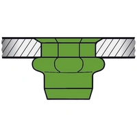 Gesipa 1455483 Blindnietmutter M8 100St. Gesipa 1455483 Blindnietmutter M8 100St.