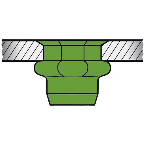 Gesipa 1455483 Blindnietmutter M8 100St. Gesipa 1455483 Blindnietmutter M8 100St.