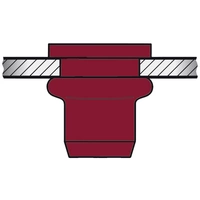 Gesipa 1455489 Blindnietmutter M6 250St. Gesipa 1455489 Blindnietmutter M6 250St.