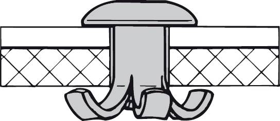 Gesipa 1455496 Spezial-Blindniete Stahl Aluminium 500St.