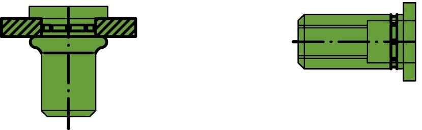 Gesipa 1455567 Mehrbereichsblindnietmutter M6 250St.