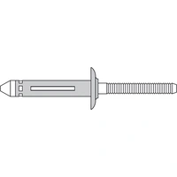 Gesipa 1455620 Blindniete Aluminium Aluminium 250St. Gesipa 1455620 Blindniete Aluminium Aluminium 250St.