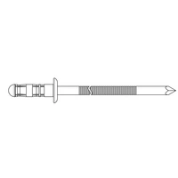 Gesipa 1464926 Blindniete Stahl Stahl 250St. Gesipa 1464926 Blindniete Stahl Stahl 250St.