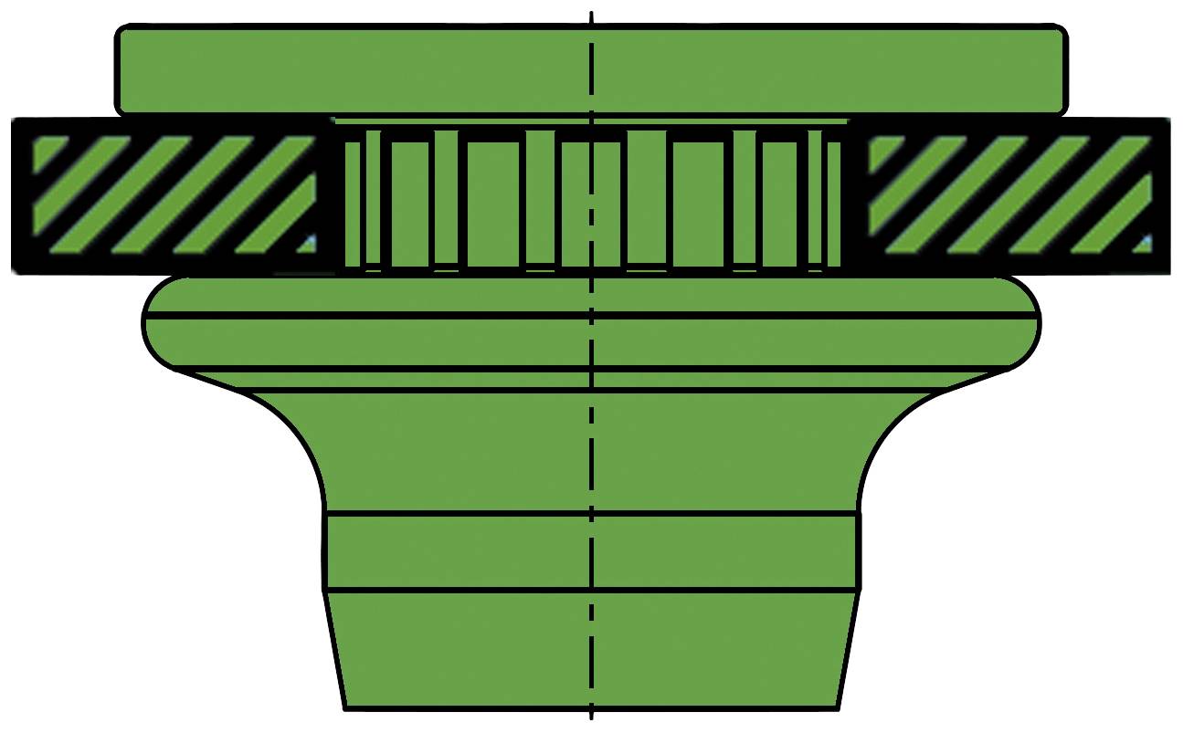 Gesipa 1568808 SoftGrip®-Blindnietmutter M6 100St.