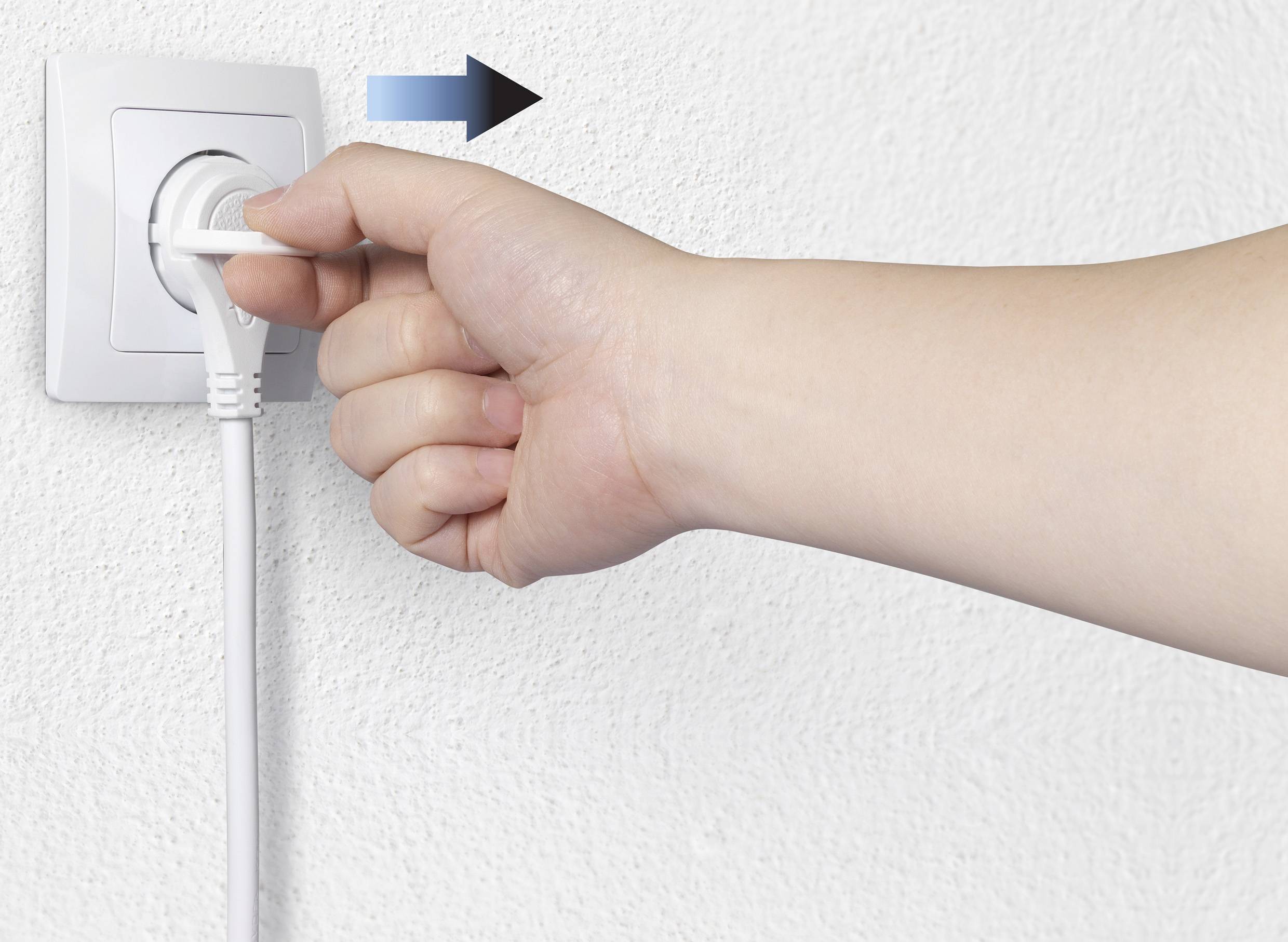 Sygonix SY-5827192 Steckdosenwürfel 3fach Weiß, Grau Schutzkontakt 1St.