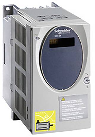 Ein graues elektronisches Gerät mit einem runden Display auf der Vorderseite. Das Logo der Marke ist oben sichtbar.