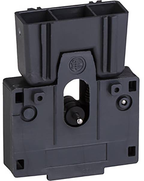 Ein schwarzer, rechteckiger elektrischer Steckverbinder mit mehreren Pins. Er hat ein schlichtes Design und wird für elektrische Verbindungen verwendet.