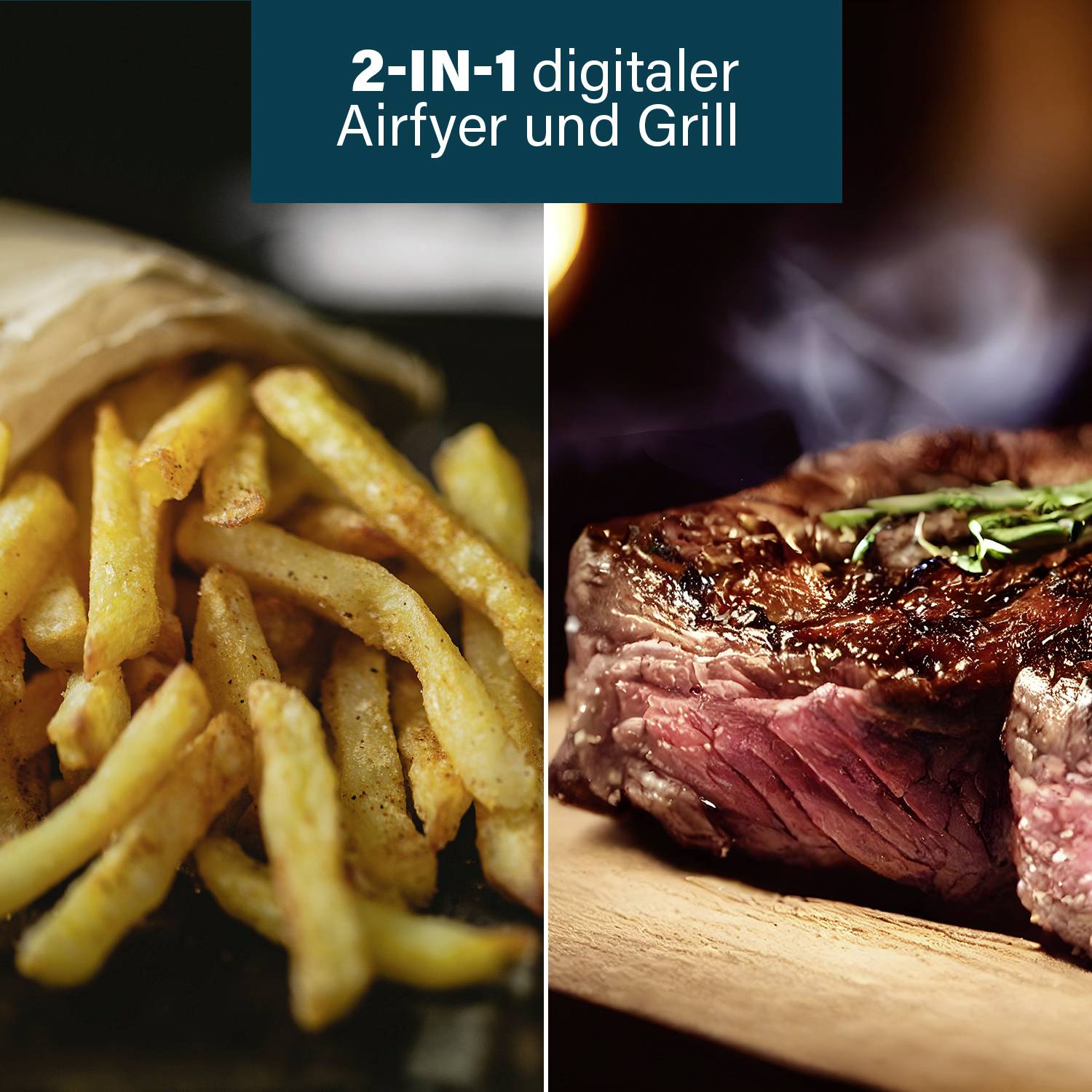 Princess 01.182092.01.001 Heißluft-Fritteuse 5.6l 1760W Temperaturvorwahl, Timerfunktion, Grillfunktion, Heißluft-Funktion