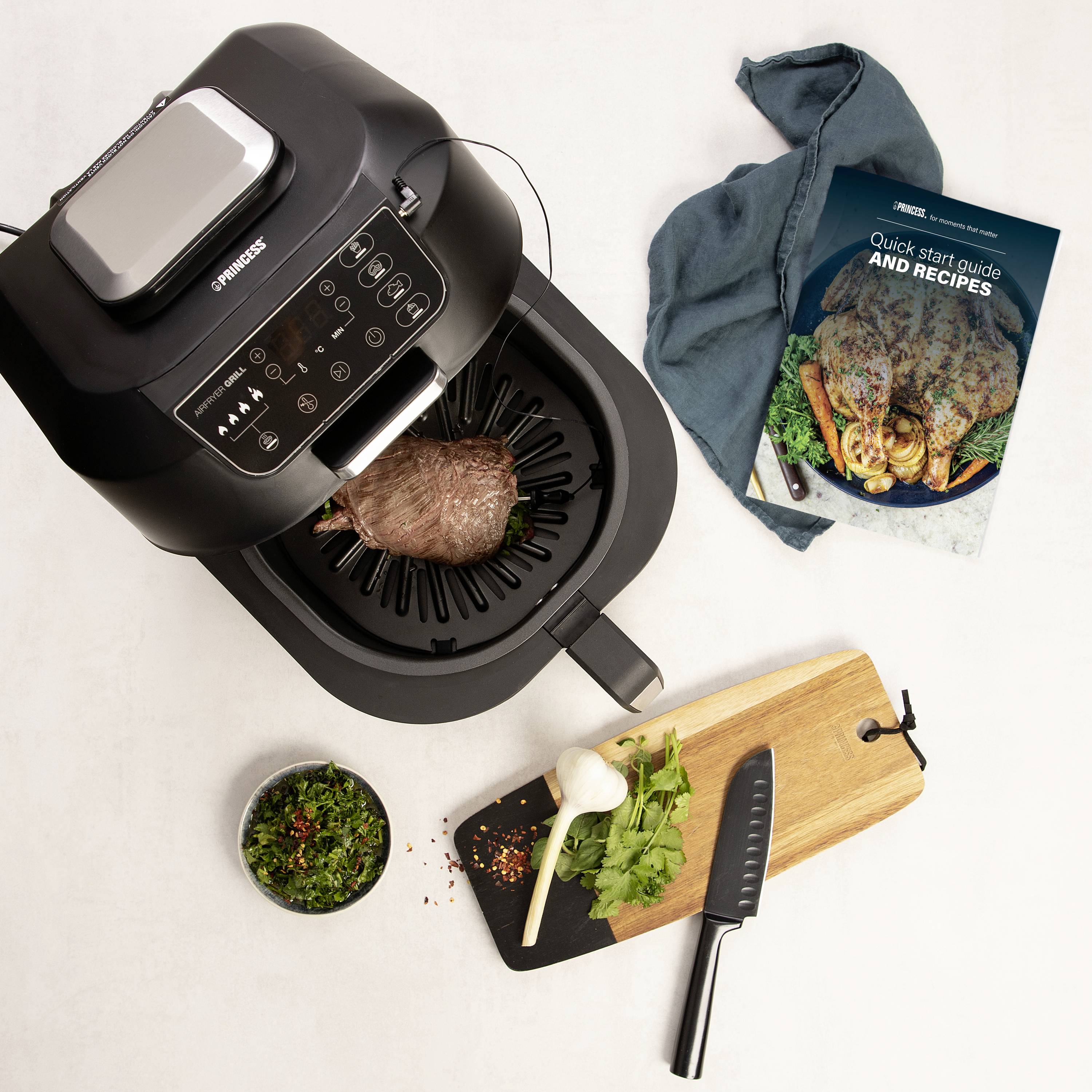 Princess 01.182092.01.001 Heißluft-Fritteuse 5.6l 1760W Temperaturvorwahl, Timerfunktion, Grillfunktion, Heißluft-Funktion