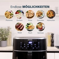 Princess 01.182254.01.001 Heißluft-Fritteuse 8l 1800W Antihaftbeschichtung, Heißluft-Funktion, Timerfunktion, Temperaturvorwahl Princess 01.182254.01.001 Heißluft-Fritteuse 8l 1800W Antihaftbeschichtung, Heißluft-Funktion, Timerfunktion, Temperaturvorwahl