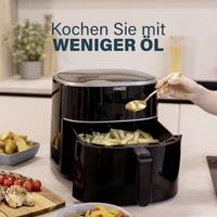Princess 01.182254.01.001 Heißluft-Fritteuse 8l 1800W Antihaftbeschichtung, Heißluft-Funktion, Timerfunktion, Temperaturvorwahl Princess 01.182254.01.001 Heißluft-Fritteuse 8l 1800W Antihaftbeschichtung, Heißluft-Funktion, Timerfunktion, Temperaturvorwahl