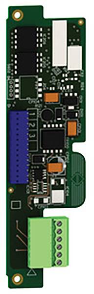 Elektronische Platine mit Chips, Kondensatoren und Anschlüssen, typisch für den Einsatz in elektronischen Geräten oder Systemen.