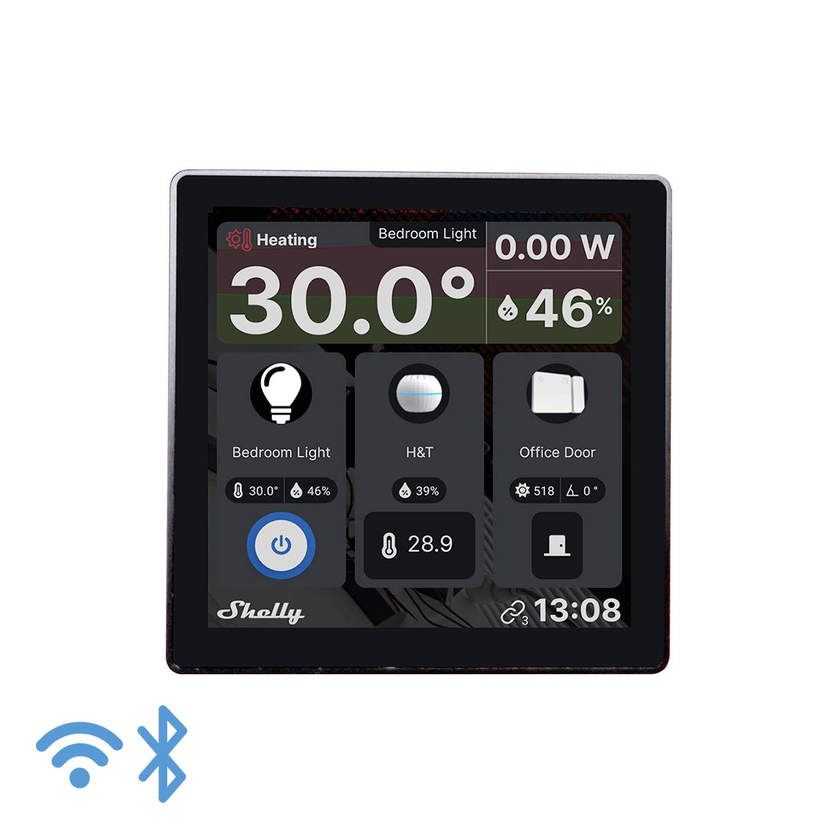 Shelly Wall Display Wand-Touchdisplay Wi-Fi