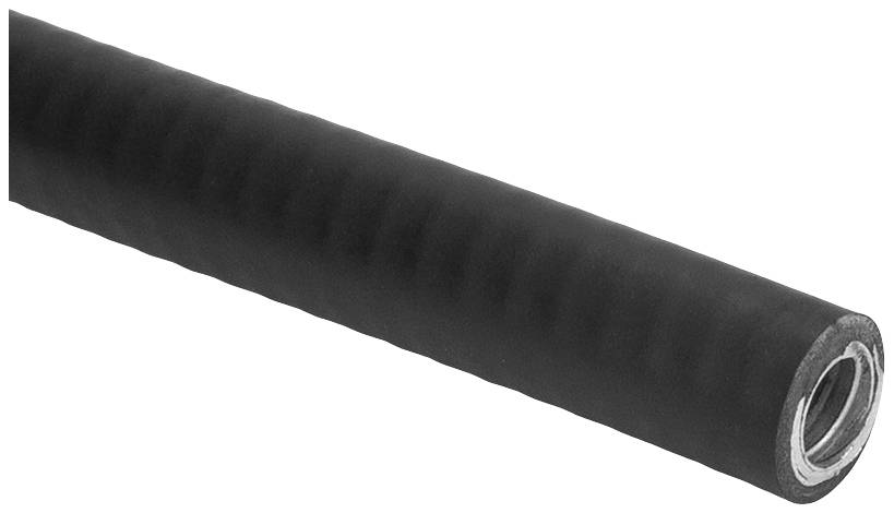 HellermannTyton 166-31902 LTS16-GS/PVC-BK Metallschutzschlauch Schwarz 12.6mm 25m