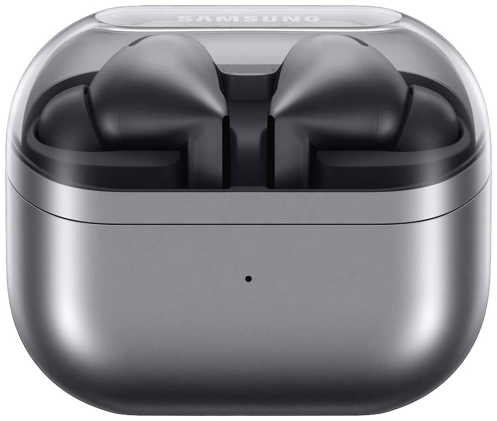 Samsung Buds3 Pro HiFi In Ear Kopfhörer Bluetooth® Stereo Grau Noise Cancelling Ladecase, Wasserabweisend