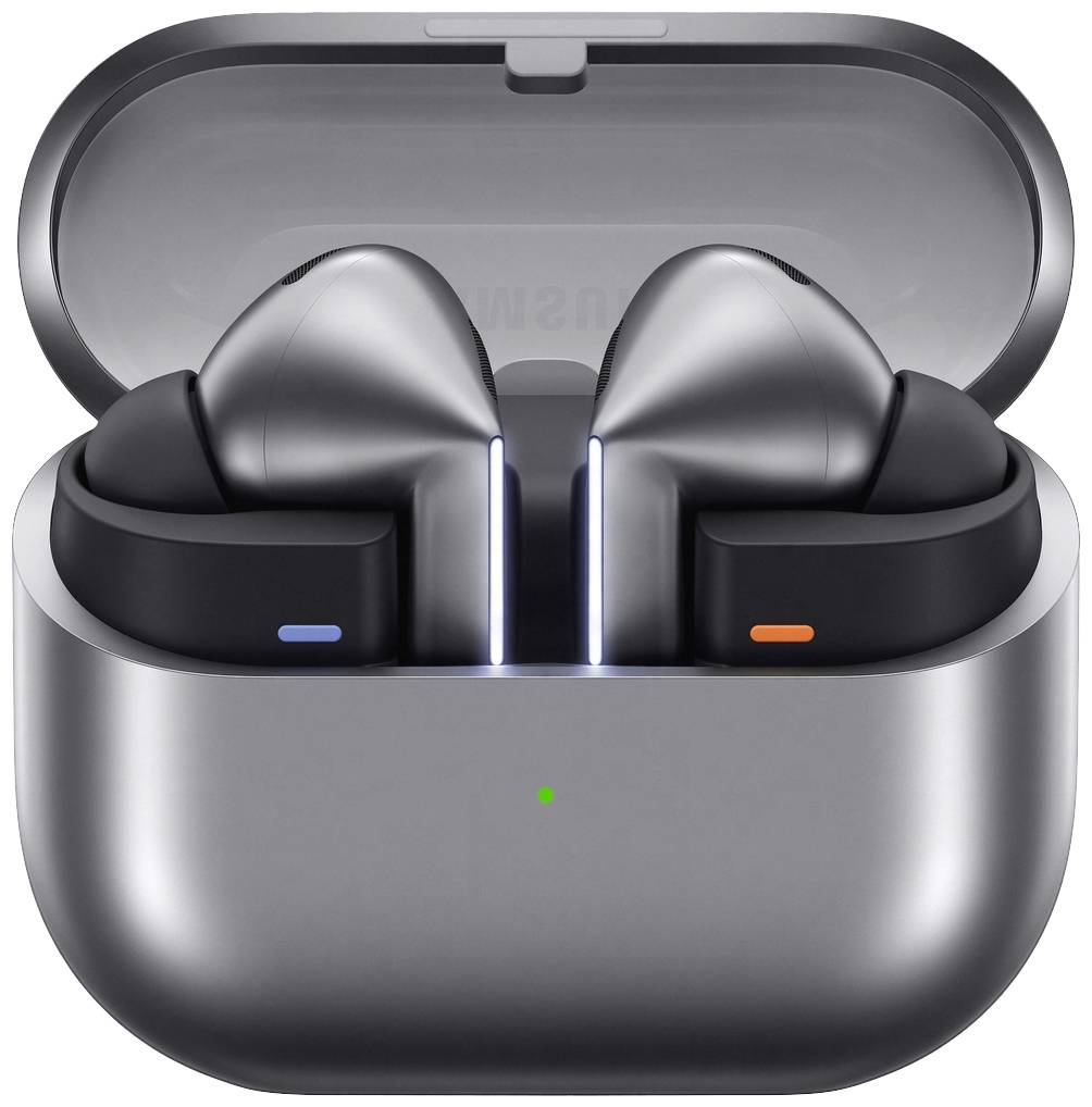 Samsung Buds3 Pro HiFi In Ear Kopfhörer Bluetooth® Stereo Grau Noise Cancelling Ladecase, Wasserabweisend