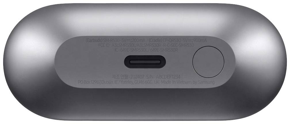 Samsung Galaxy Buds3 In Ear Kopfhörer Bluetooth® Stereo Grau Noise Cancelling Ladecase, Wasserabweisend HiFi