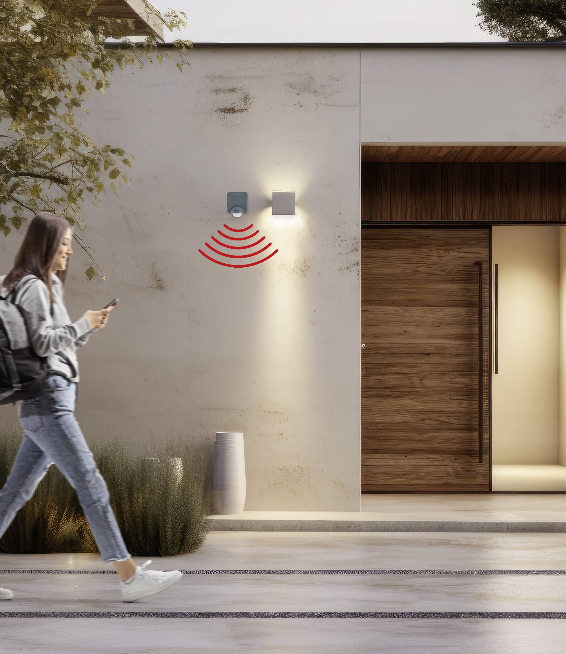 Sygonix SY-5836536 Wand PIR-Bewegungsmelder 360° Relais Dark-Grey IP54