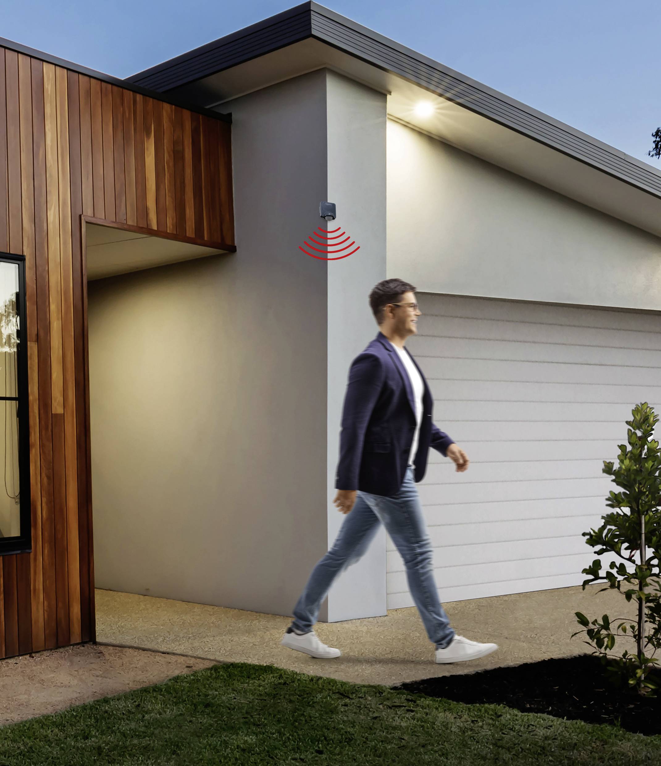 Sygonix SY-5836536 Wand PIR-Bewegungsmelder 360° Relais Dark-Grey IP54