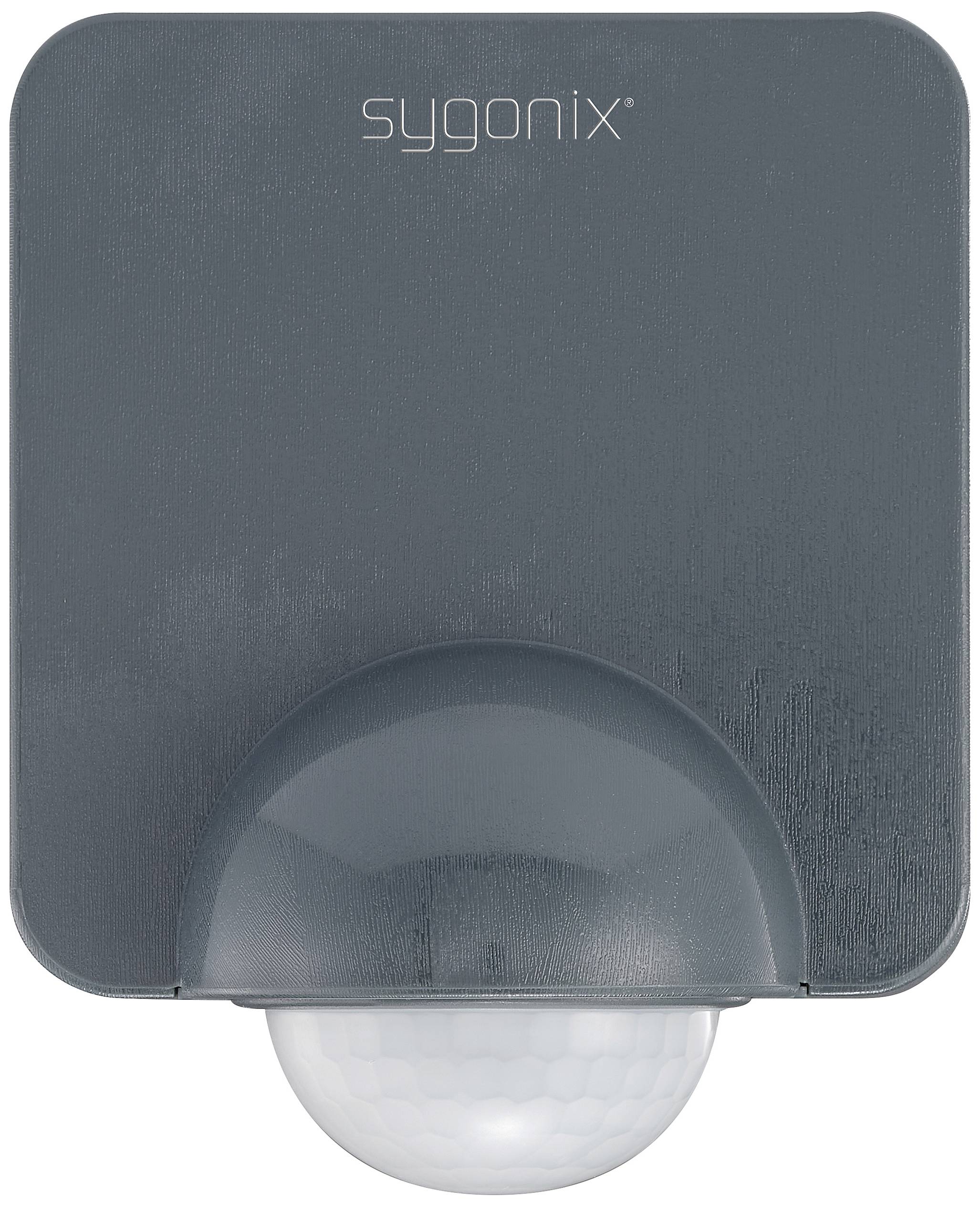 Sygonix SY-5836536 Wand PIR-Bewegungsmelder 360° Relais Dark-Grey IP54