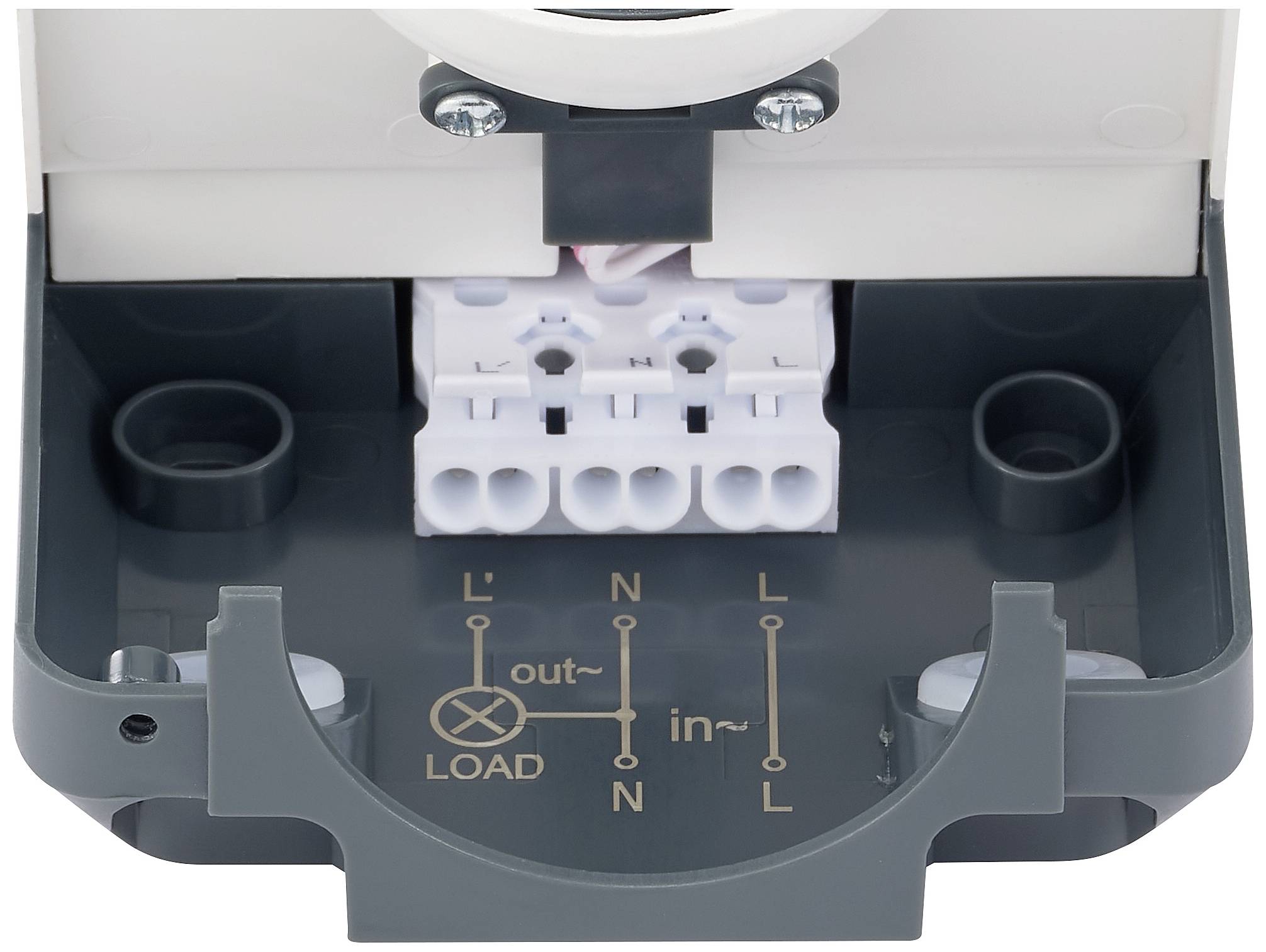 Sygonix SY-5836536 Wand PIR-Bewegungsmelder 360° Relais Dark-Grey IP54