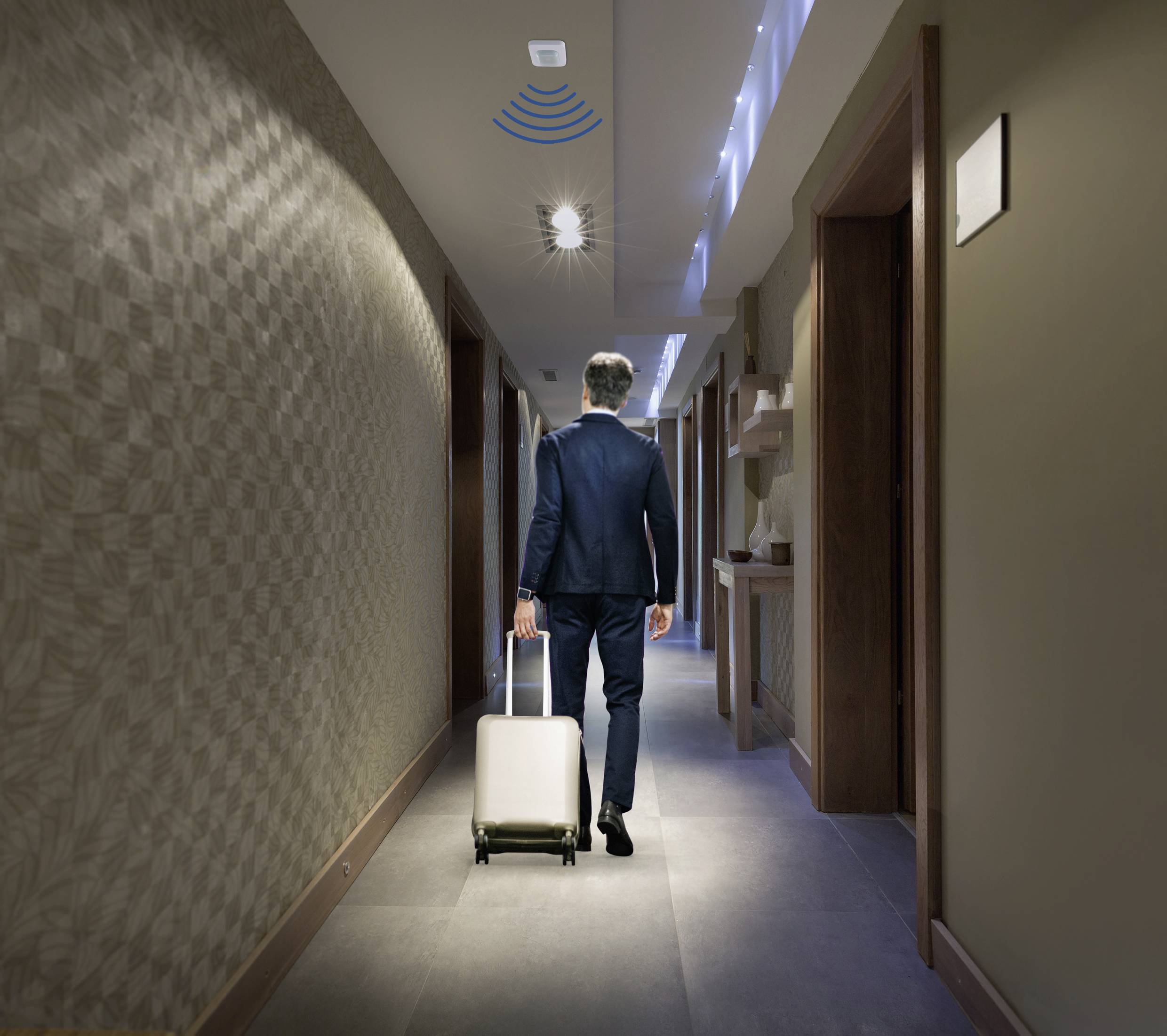 Sygonix SY-5836538 Decke Decken-Präsenzmelder 360° Relais Weiß