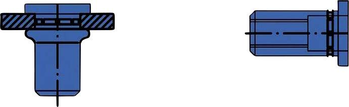 Gesipa 1433795 Mehrbereichsblindnietmutter M8 100St.