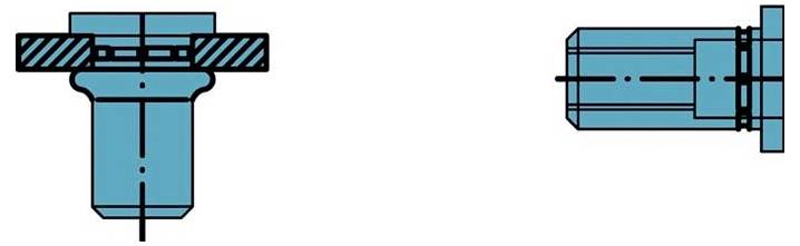 Gesipa 1433798 Mehrbereichsblindnietmutter M8 100 St.