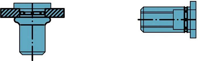 Gesipa 1433798 Mehrbereichsblindnietmutter M8 100St.