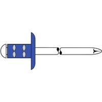 Gesipa 1433869 Mehrbereichsblindniete Stahl Stahl 500St. Gesipa 1433869 Mehrbereichsblindniete Stahl Stahl 500St.