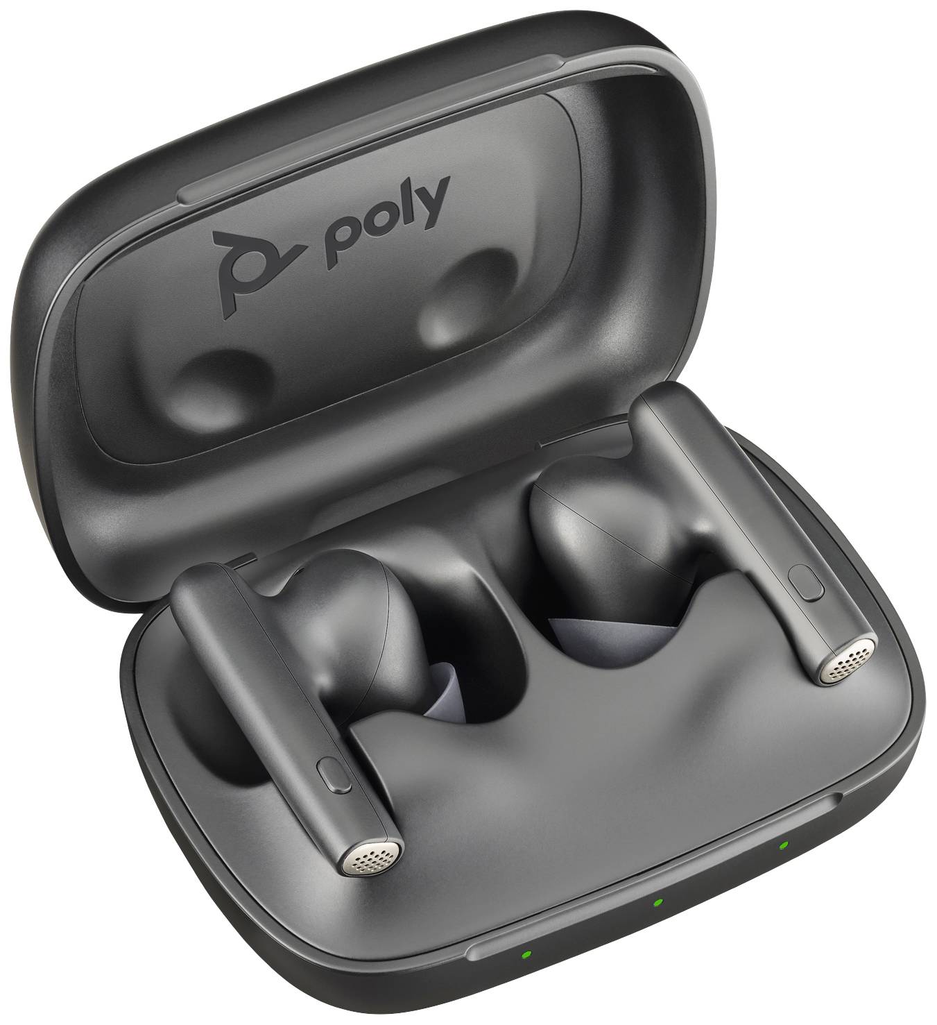 HP Poly Voyager Free 60 USB-C/A Computer In Ear Headset Bluetooth® Stereo Schwarz Noise Cancelling Headset, Ladecase