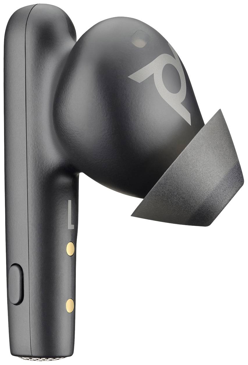 HP Poly Voyager Free 60 USB-C/A Computer In Ear Headset Bluetooth® Stereo Schwarz Noise Cancelling Headset, Ladecase