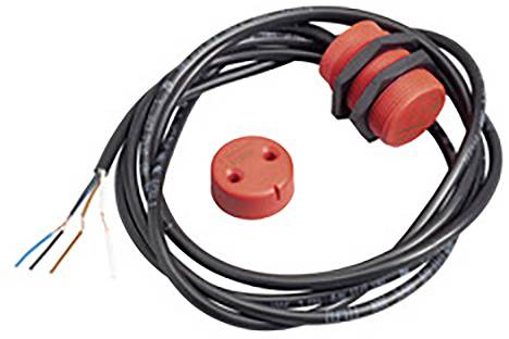 Kabel mit rotem Sensor und Anschluss, geeignet für Elektronikgeräte, auf weißem Hintergrund.