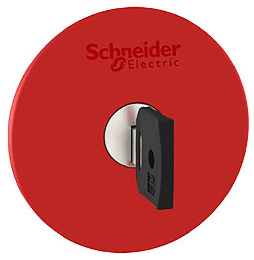 Roter Not-Aus-Schalter von Schneider Electric.