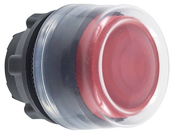 Roter Not-Aus-Knopf in Nahaufnahme, verwendet für den sofortigen Stopp von Maschinen in Notfällen.