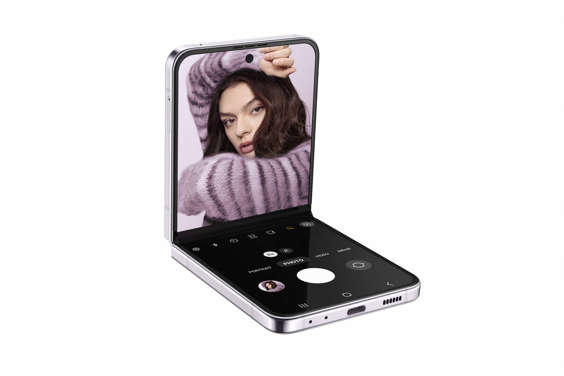 Samsung Galaxy Z Flip 5 5G 256 GB Lavendel 17 cm (6.7 Zoll) Klapp-Handy