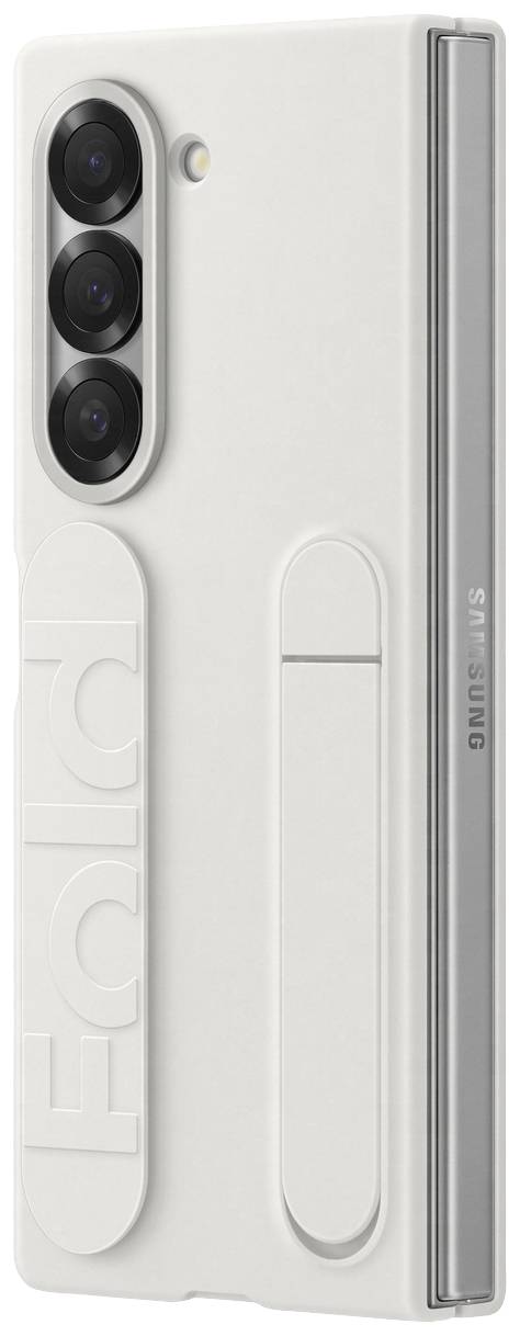 Samsung Silicone Stand Case Galaxy Z Fold6 5G Weiß Mit Standfuß, Mit Handschlaufe EF-MF956TWEGWW