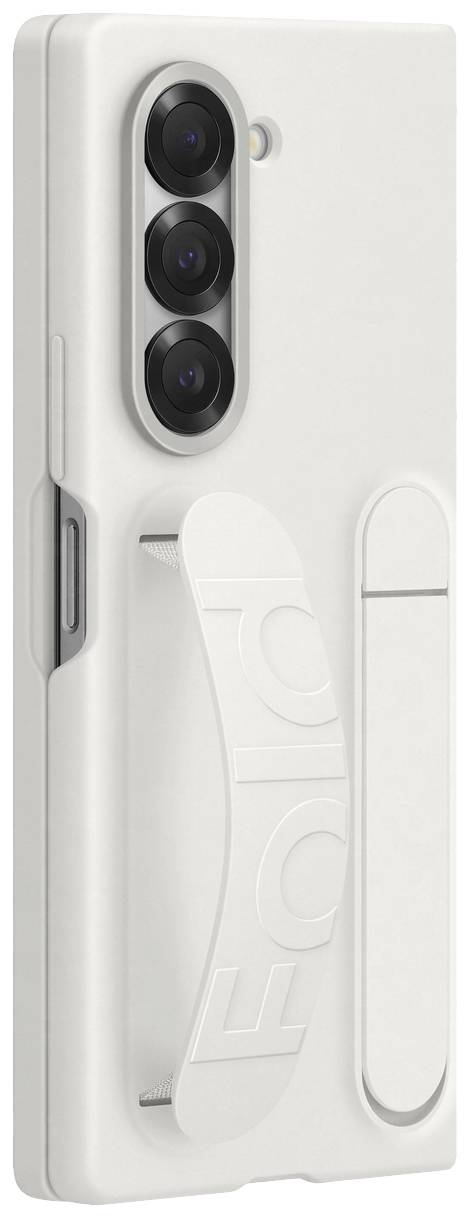 Samsung Silicone Stand Case Galaxy Z Fold6 5G Weiß Mit Standfuß, Mit Handschlaufe EF-MF956TWEGWW