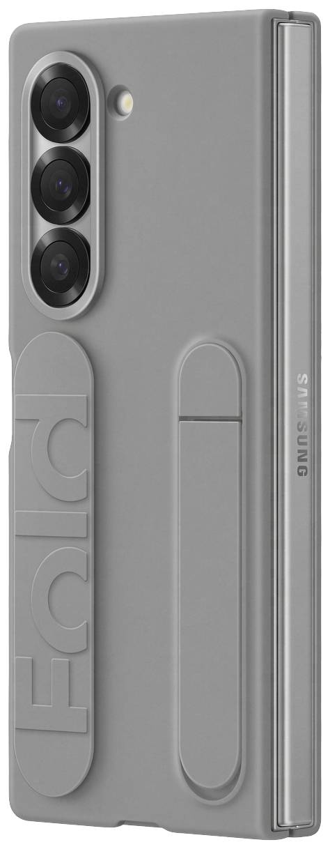 Samsung Silicone Stand Case Galaxy Z Fold6 5G Grau Mit Standfuß, Mit Handschlaufe EF-MF956TJEGWW