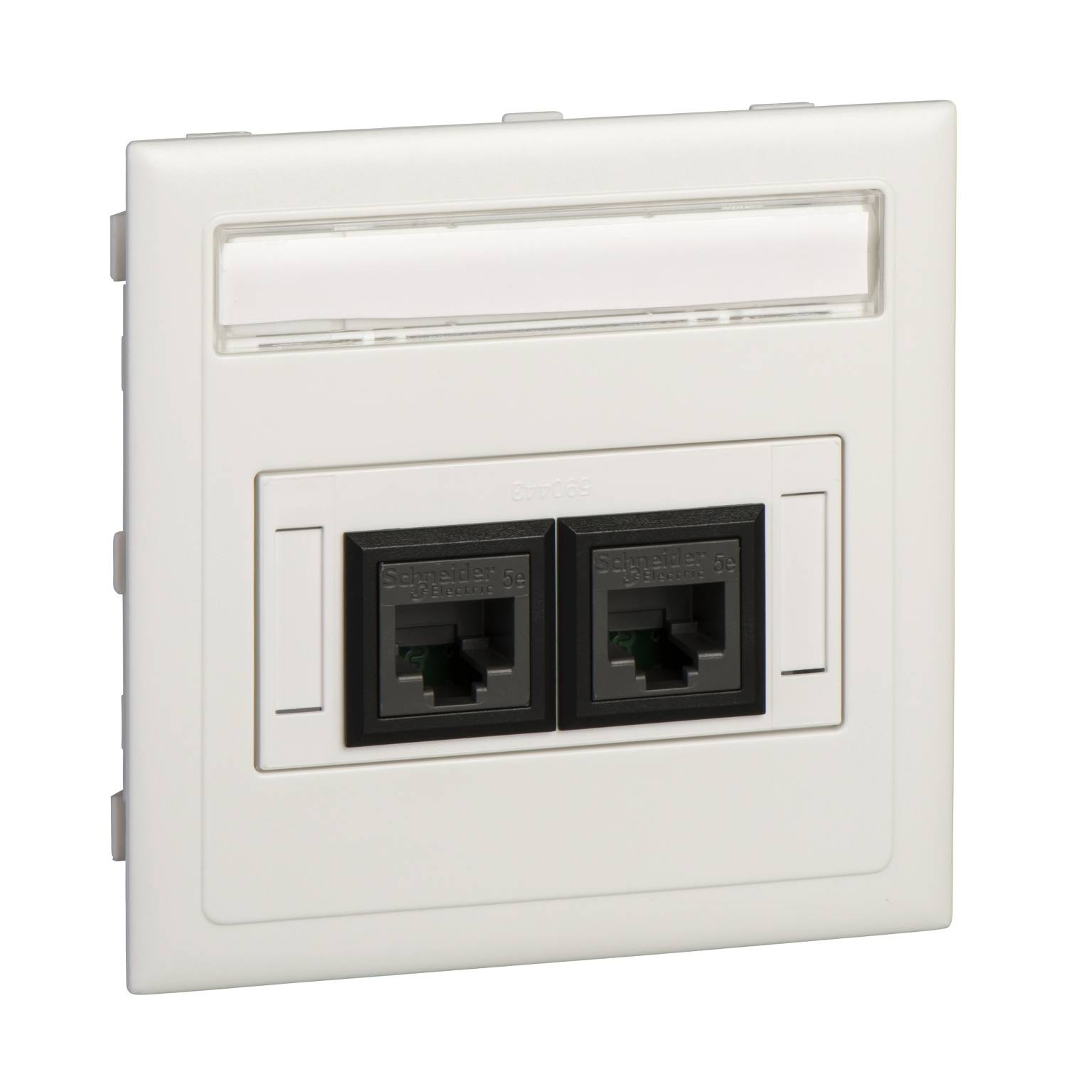 Thorsman - CYB-DP - Anschlussset - 2xActassi Kat. 5E UTP A/B - flach Schneider Electric Inhalt: 1 St.