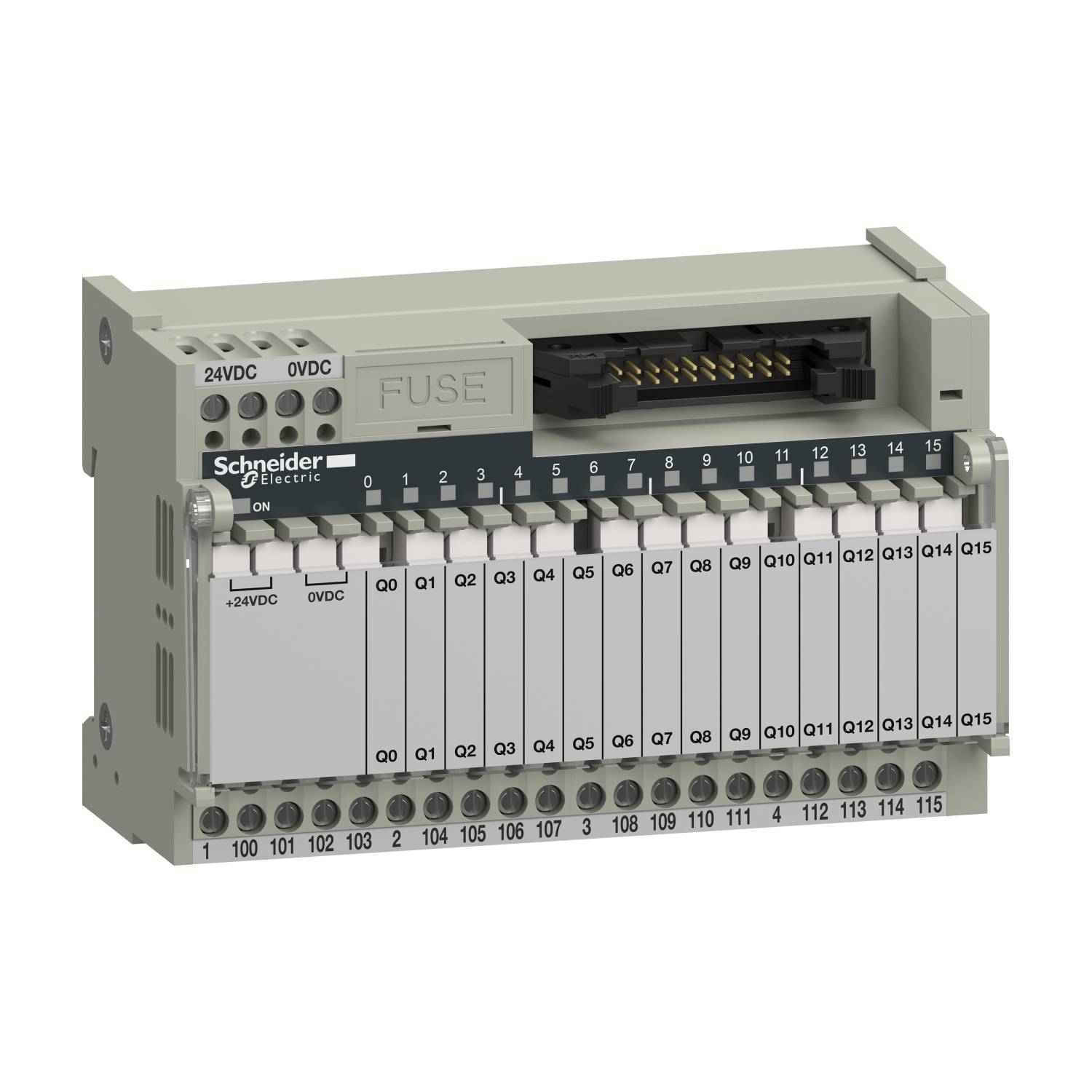 Schneider Electric ABE7R16T111 Klemmenblock 1St.