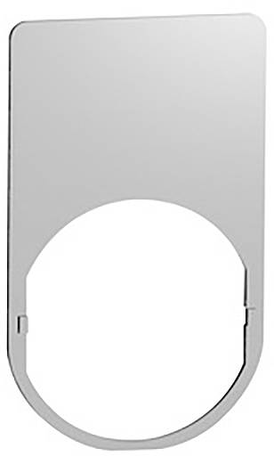 Grauer Filteradapter mit rechteckiger Grundform und rundem Ausschnitt im unteren Bereich.