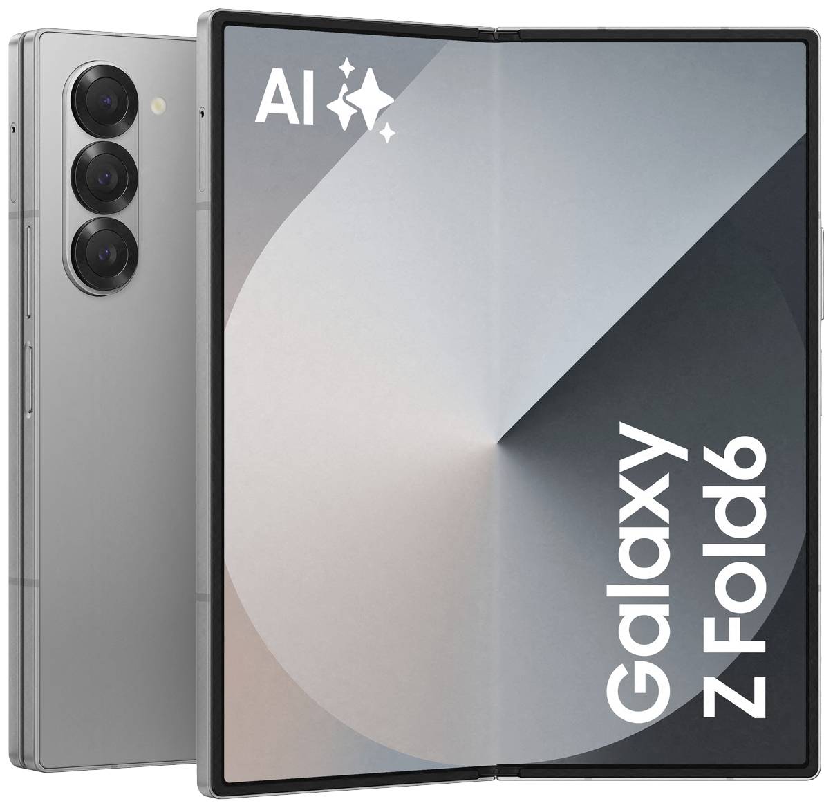 Samsung Galaxy Z Fold6 5G Smartphone 256 GB 19.3 cm (7.6 Zoll) Silber Android™ 14 Dual-SIM