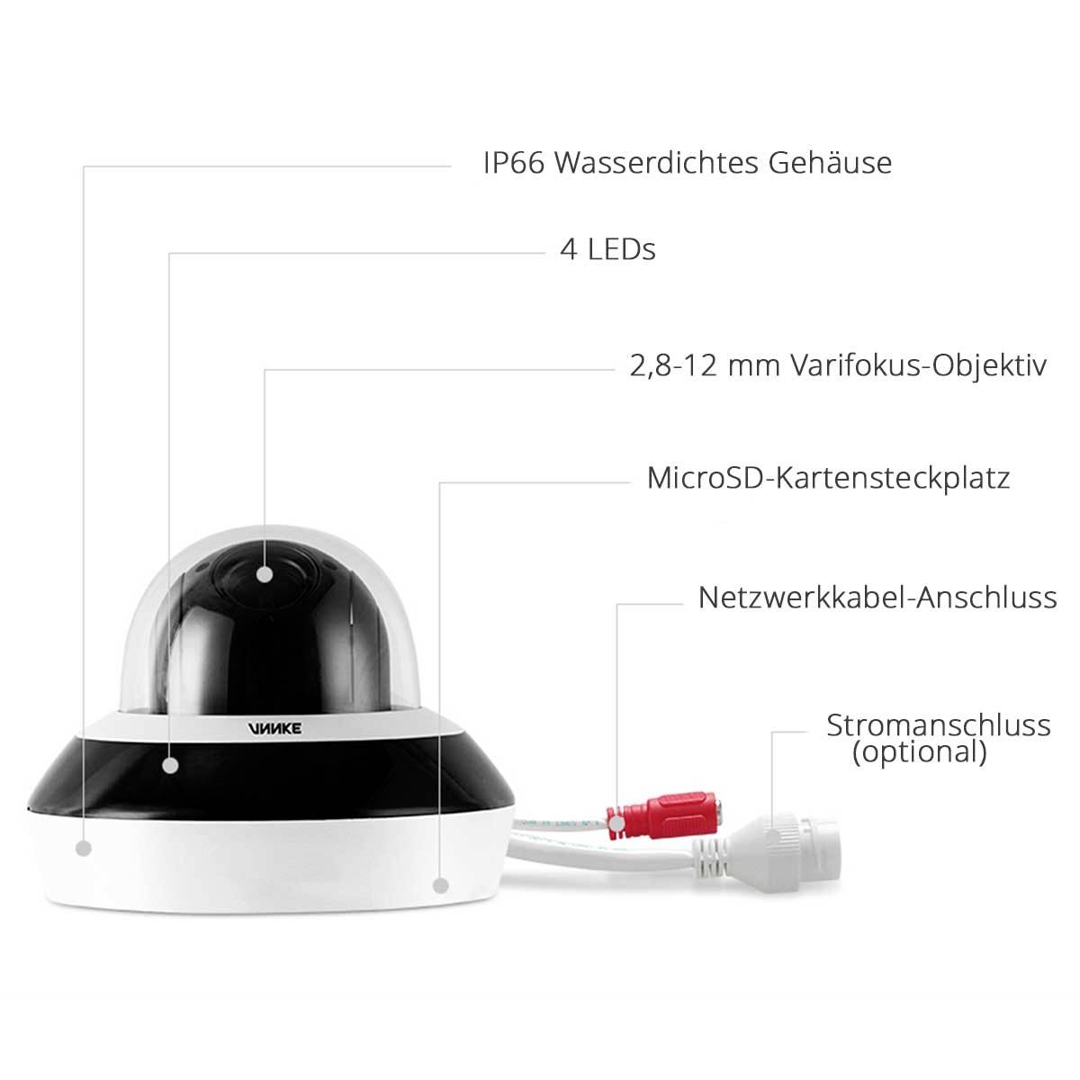 Annke I91BK I91BK LAN IP Überwachungskamera 2560 x 1440 Pixel