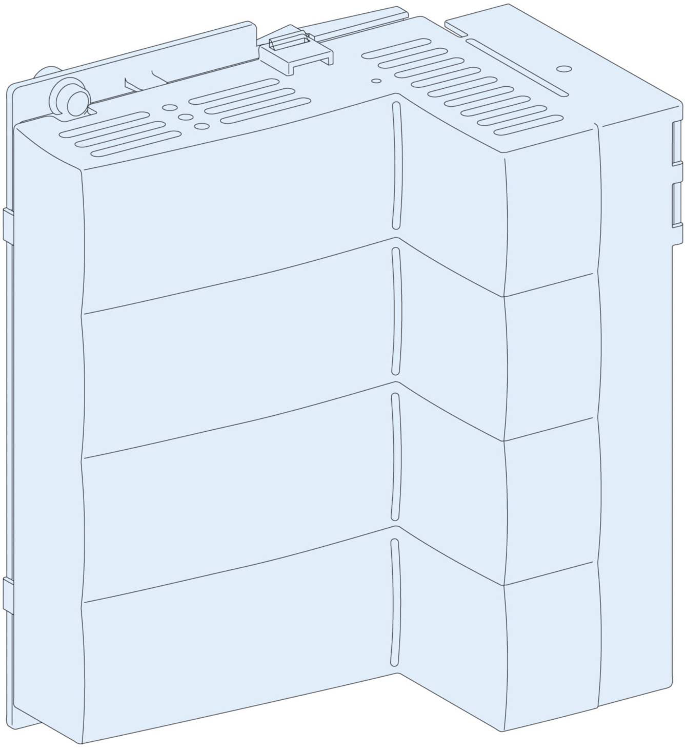 PrismaSeT-P, Verbindungsblock, ComPacT NSX400/INS400 4pol,Festeinbau,horizontal,mit vertikaler Sammelschiene Linergy BW Schneider