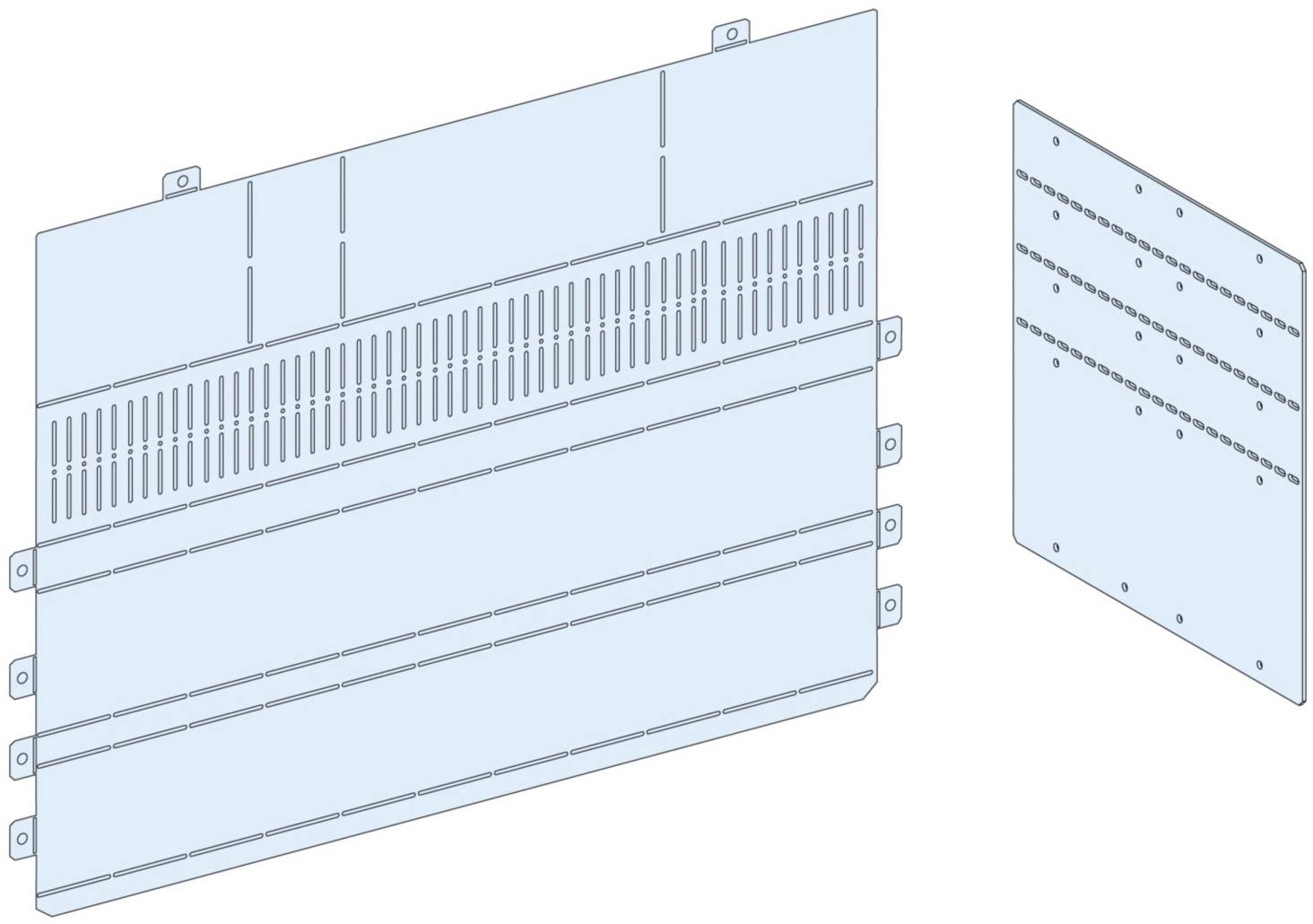 Schneider Electric PrismaSeT-P, Abdeckung, vorderseitige Anschlüsse,ComPacT NS630b-1600,Festeinbau,vertikal Inhalt: 1St.